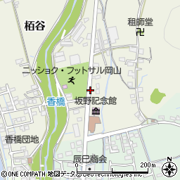 坂野記念館前周辺の地図