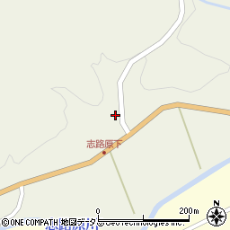 広島県山県郡北広島町志路原154周辺の地図