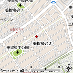 兵庫県神戸市西区美賀多台2丁目7周辺の地図