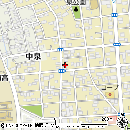 静岡県磐田市国府台91-8周辺の地図