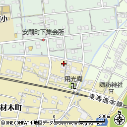 静岡県浜松市中央区材木町55周辺の地図