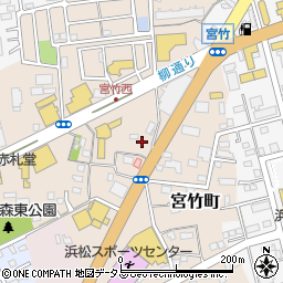 静岡県浜松市中央区宮竹町647周辺の地図