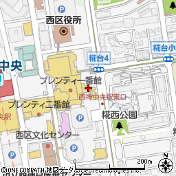 株式会社ピーチクラブ　西神中央店周辺の地図