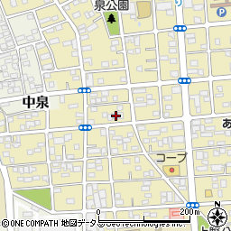 静岡県磐田市国府台91-17周辺の地図