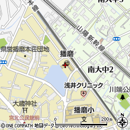 播磨町立幼稚園播磨幼稚園周辺の地図