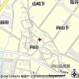 愛知県豊橋市船渡町向山88周辺の地図