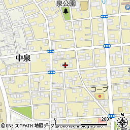 静岡県磐田市国府台91周辺の地図