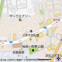 静岡県浜松市中央区西塚町27周辺の地図