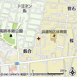 桜公園周辺の地図