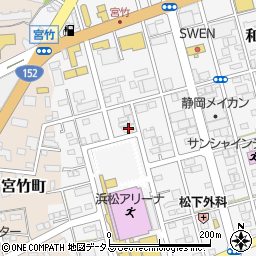 静岡県浜松市中央区和田町834周辺の地図