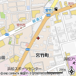 静岡県浜松市中央区宮竹町226周辺の地図