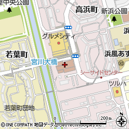 朝日新聞サービスアンカー　芦屋浜周辺の地図