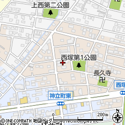 静岡県浜松市中央区西塚町313周辺の地図