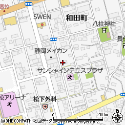 静岡県浜松市中央区和田町518周辺の地図