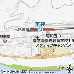 岡山県総社市美袋周辺の地図