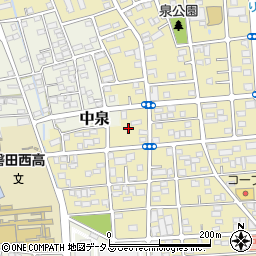 静岡県磐田市国府台108周辺の地図