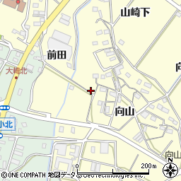 愛知県豊橋市船渡町向山95周辺の地図