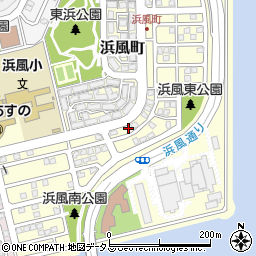 兵庫県芦屋市浜風町19-12周辺の地図