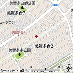 兵庫県神戸市西区美賀多台2丁目6周辺の地図