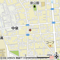 静岡県磐田市国府台91-14周辺の地図