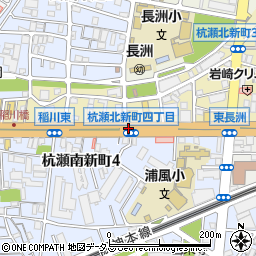 杭瀬北新町４周辺の地図