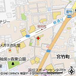 ネッツトヨタ浜松宮竹店周辺の地図