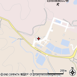 津市役所　水道局片田浄水場周辺の地図