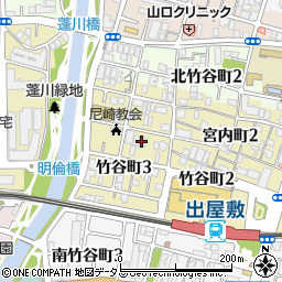 フジパレス尼崎宮内町イースト周辺の地図