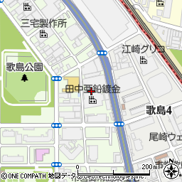田中亜鉛鍍金株式会社　購買課周辺の地図