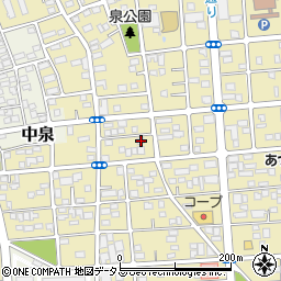 静岡県磐田市国府台91-24周辺の地図