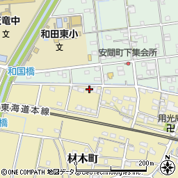 静岡県浜松市中央区材木町106周辺の地図