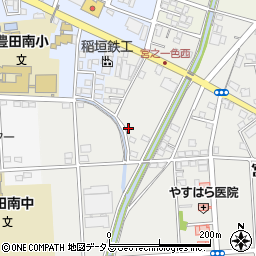 静岡県磐田市宮之一色1127周辺の地図