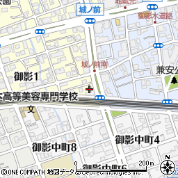 六五寿司 御影店周辺の地図