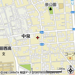 静岡県磐田市国府台564-1周辺の地図