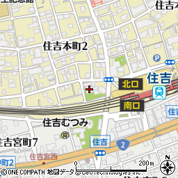 阿彌陀寺周辺の地図