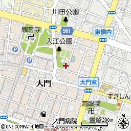 三重県津市大門29-29周辺の地図