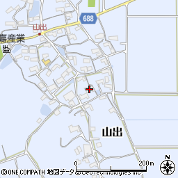 三重県伊賀市山出934周辺の地図