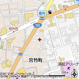 静岡県浜松市中央区宮竹町189周辺の地図