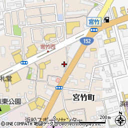 静岡県浜松市中央区宮竹町604周辺の地図