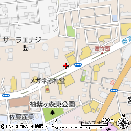 静岡県浜松市中央区宮竹町661周辺の地図