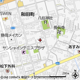 静岡県浜松市中央区和田町547周辺の地図