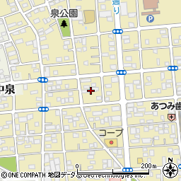 静岡県磐田市国府台92周辺の地図