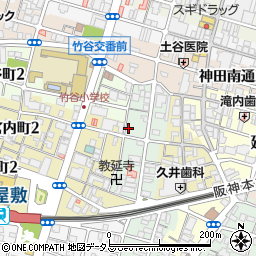 兵庫県尼崎市西本町8丁目395周辺の地図