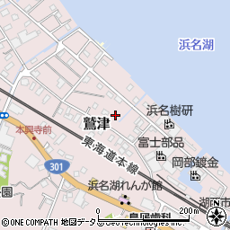 静岡県湖西市鷲津466-9周辺の地図