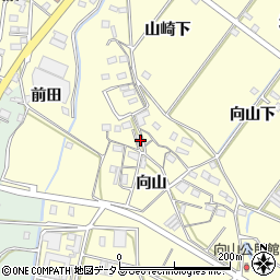 愛知県豊橋市船渡町向山92周辺の地図