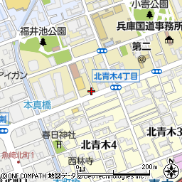 ホワイト急便神戸本山南町店周辺の地図