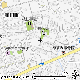 静岡県浜松市中央区和田町12周辺の地図