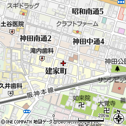株式会社ほのぼの　ケアプランセンターほのぼの建家周辺の地図