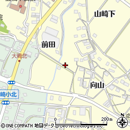 愛知県豊橋市船渡町向山98周辺の地図