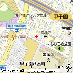 西宮ルモンド甲子園周辺の地図